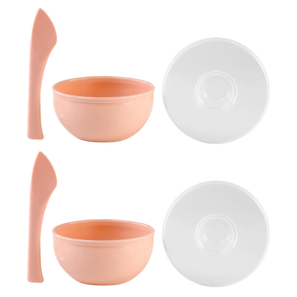 Face Mask Silicone - 2세트 뷰티 마스크 키트 실리콘 볼