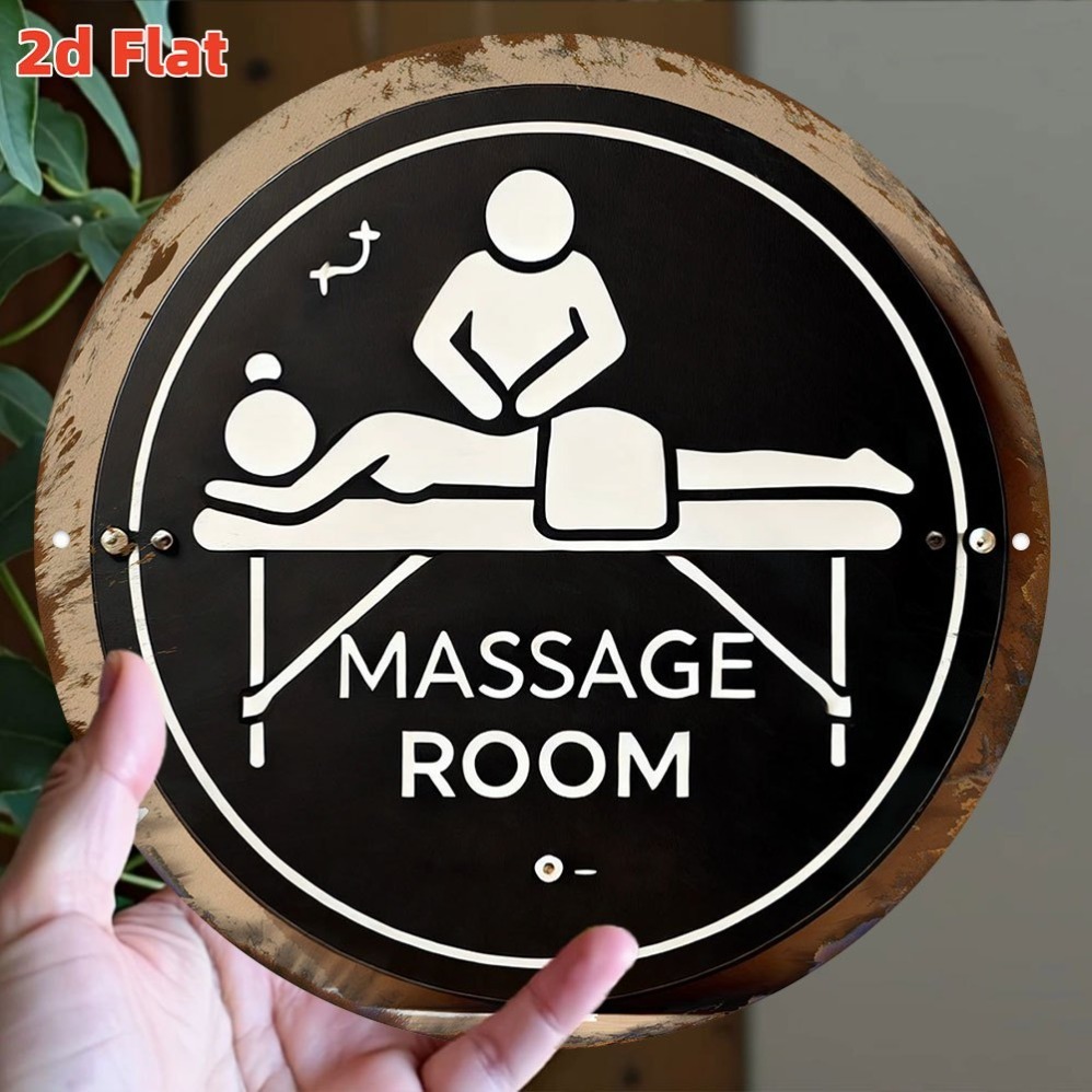 Spa And Wellness Center - 2D 평면, 고화질 인쇄, 방수 및