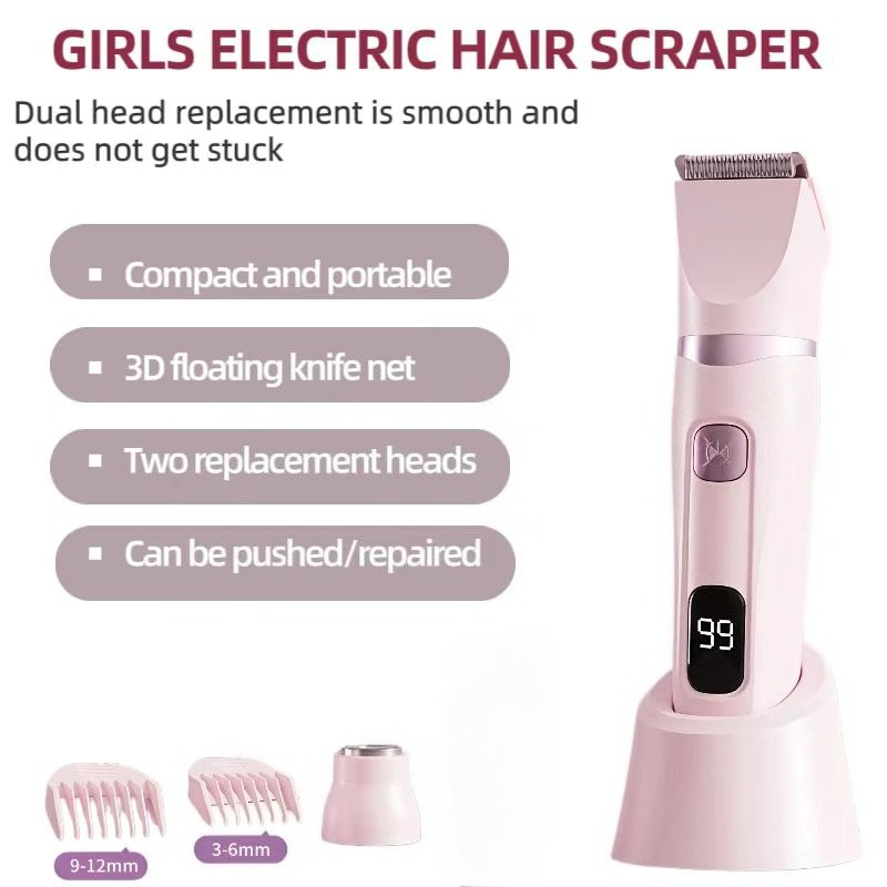 Epilator Wireless - 여성용 전기 비키니 트리머, USB 충전식,