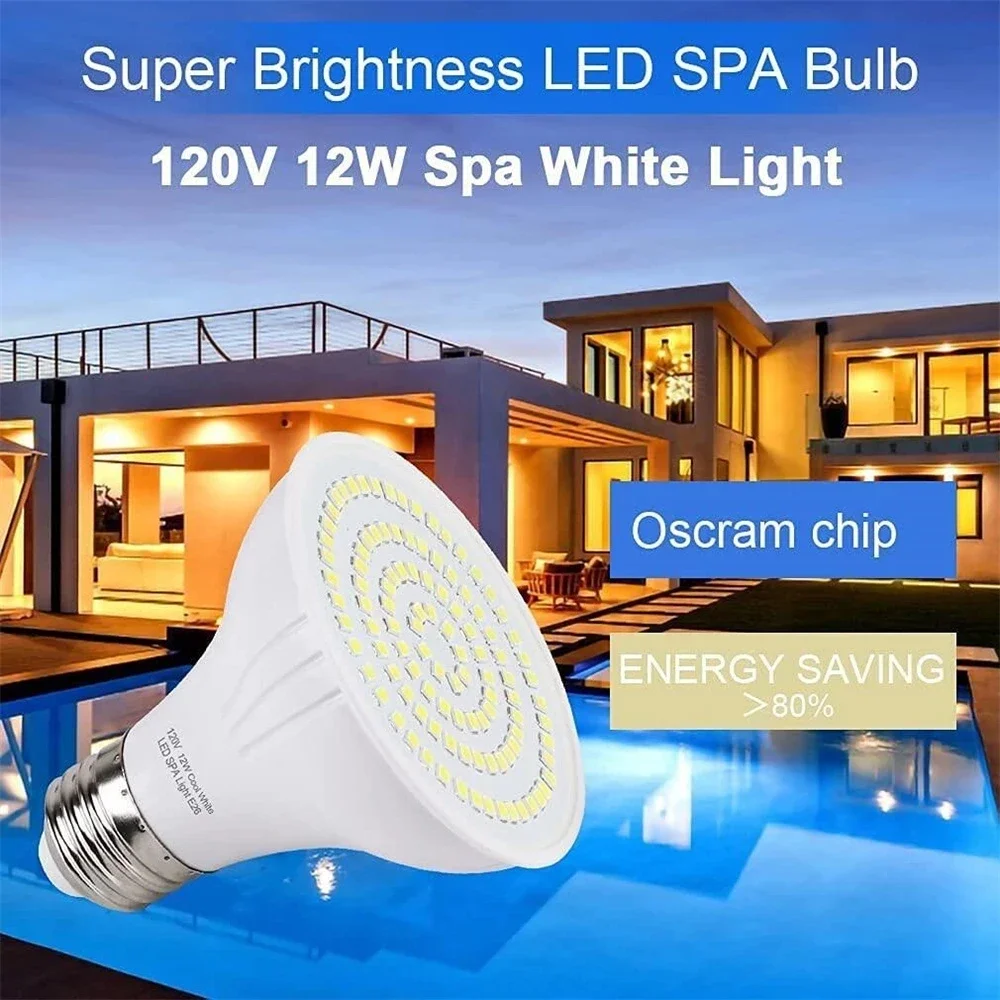 12W SPA 램프 LED 수영장 조명 E27 E26  - Xy Spa & Wellness George Town 리뷰 및 가격