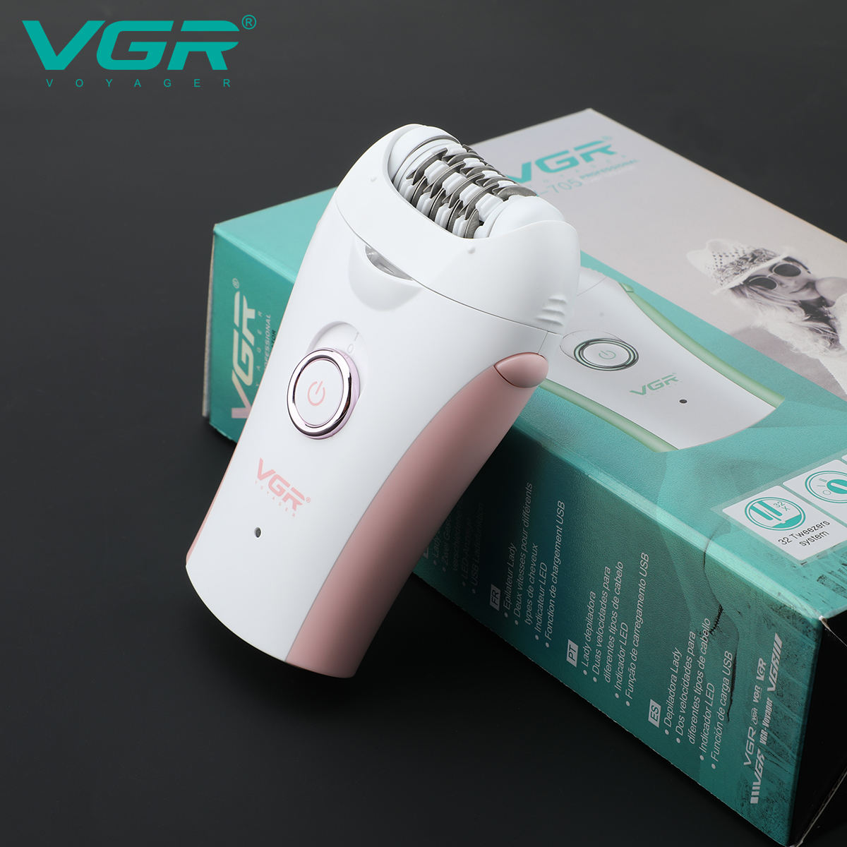 VGR 705 제모기 전문 제모기 헤어 리무버 충전식  - Epilator Wireless 리뷰 및 가격
