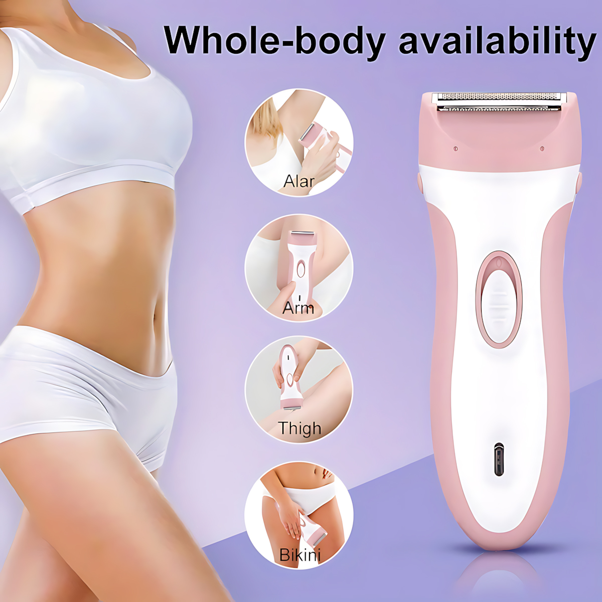 여성용 바디 트리머 쉐이버 전기 겨드랑이 제모기 팔 다 - Epilator Wireless 리뷰 및 가격