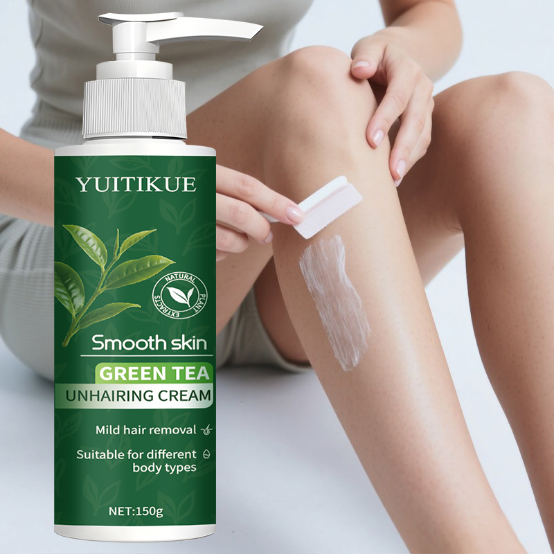 YUITIKUE 녹차 제모 크림 150g, 모든 체형에 - Hair Removal Cream 리뷰 및 가격