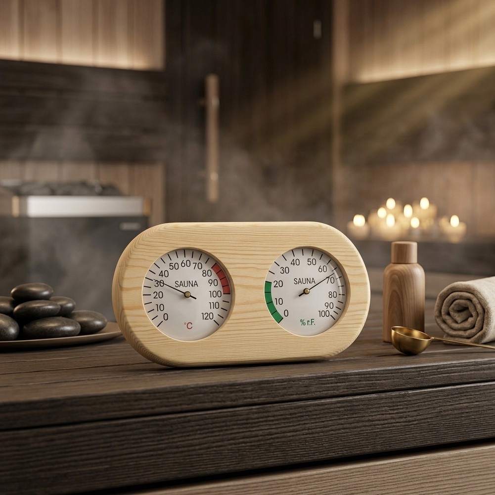 1Pc 이중 온도 습도 게이지 사우나 룸용 온습도계 스 - Spa And Wellness Center 리뷰 및 가격