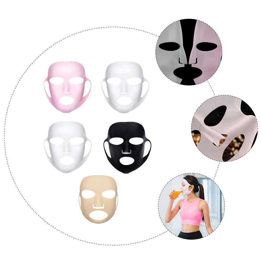 5Pcs 실리콘 페이스 마스크 커버 가정용 페이셜 스킨 - Face Mask Silicone 리뷰 및 가격