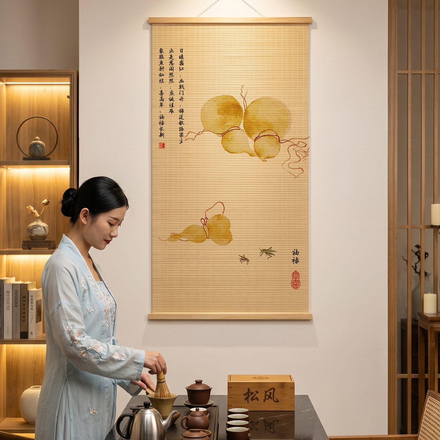 대나무 그림자 바람 대나무 스크롤 벽 예술 중국 수묵화 - Spa Wellness Resorts 리뷰 및 가격
