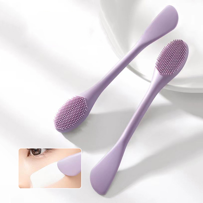 휴대용 더블 헤드 페이셜 케어 브러쉬 부드러운 실리콘  - Face Mask Silicone 리뷰 및 가격