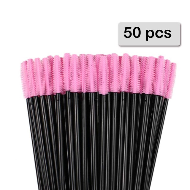 50pcs 실리콘 마스카라 완드 애플리케이터 일회용 속 - Face Mask Silicone 리뷰 및 가격